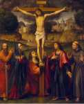 Luini Bernardino Crucifixion with Intercessors The Crucifixion with Sts Paul and Francis - Hermitage